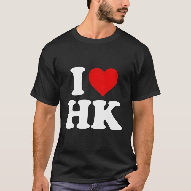 T-shirt J'Aime Le Coeur Hk (Devant)