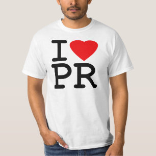 T-shirt J'aime le coeur Porto Rico