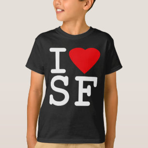 T-shirt J'aime le coeur San Francisco