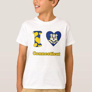 T-shirt J'aime le Connecticut