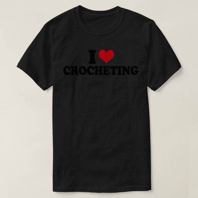 T-shirt J'Aime Le Crochet (Design devant)