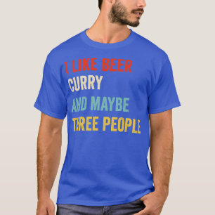 T-shirt J'Aime Le Curry De Bière