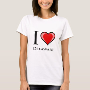 T-shirt J'aime le Delaware