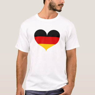 T-shirt J'aime le drapeau allemand