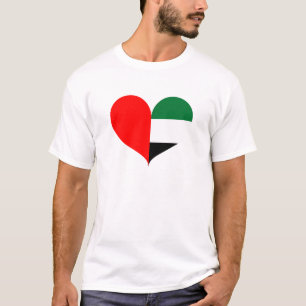 T-shirt J'aime le drapeau des EAU
