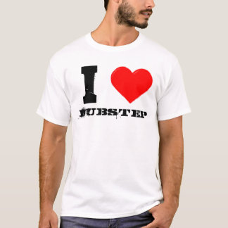T-shirt j'aime le dubstep
