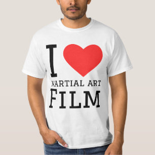 T-shirt J'aime le film d'art martial
