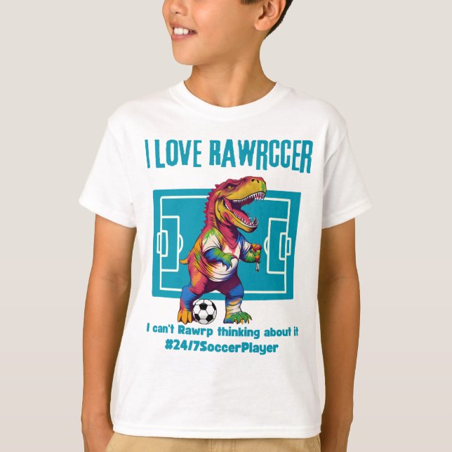 T-shirt J'aime le footballeur 24/7 joueur (Devant)