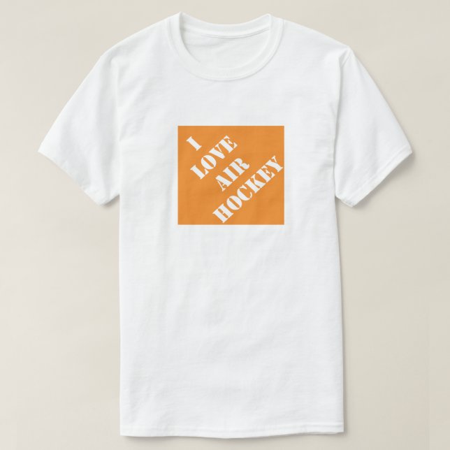T-shirt J'Aime Le Hockey Sur Air Drôle Papa Fête des pères (Design devant)