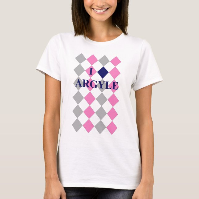 T-shirt J'aime le Jacquard - femmes ! (Devant)