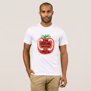 T-shirt J'Aime Le Jardinage De Ma Tête Tomates Drôle Garde