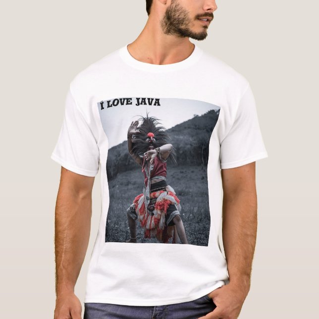 T-shirt J'aime le java (Devant)