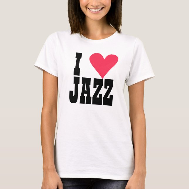 T-shirt J'aime le jazz ou quoi que ce soit (Devant)