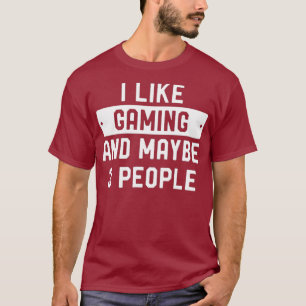 T-shirt J'Aime Le Jeu Et Peut-Être 3 Personnes