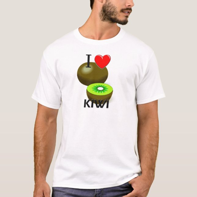 T-shirt J'aime le kiwi (Devant)