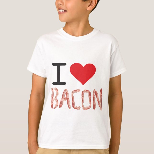 T-shirt J'aime le lard (Devant)