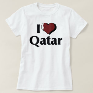 T-shirt J'aime le maillot du Qatar