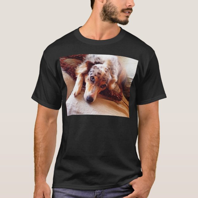 T-shirt J'aime le mini Australien !  Starr doux ! (Devant)