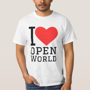 T-shirt J'aime le monde ouvert