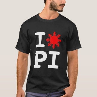 T-SHIRT J'AIME LE NOIR DE PI