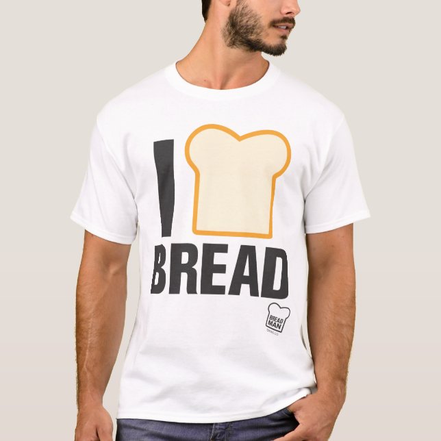 T-shirt J'aime le pain (Devant)