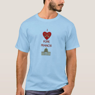 T-shirt J'aime le pape François