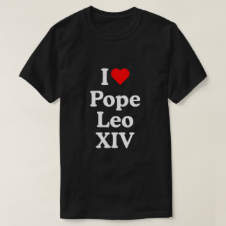 T-SHIRT J'AIME LE PAPE LEO XIV