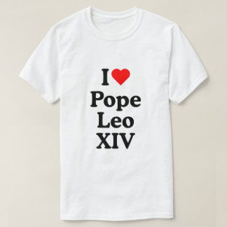 T-shirt J'aime le pape Leo XVI