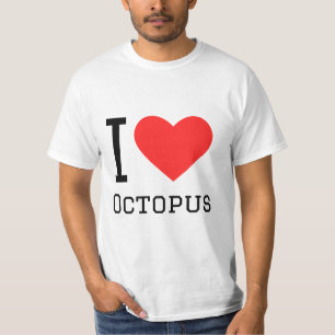 T-shirt J'aime le poulpe