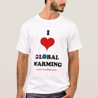 T-shirt J'aime le Réchauffement climatique