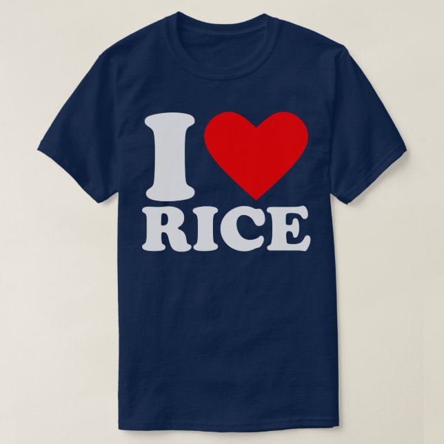 T-shirt J'Aime Le Riz (Design devant)