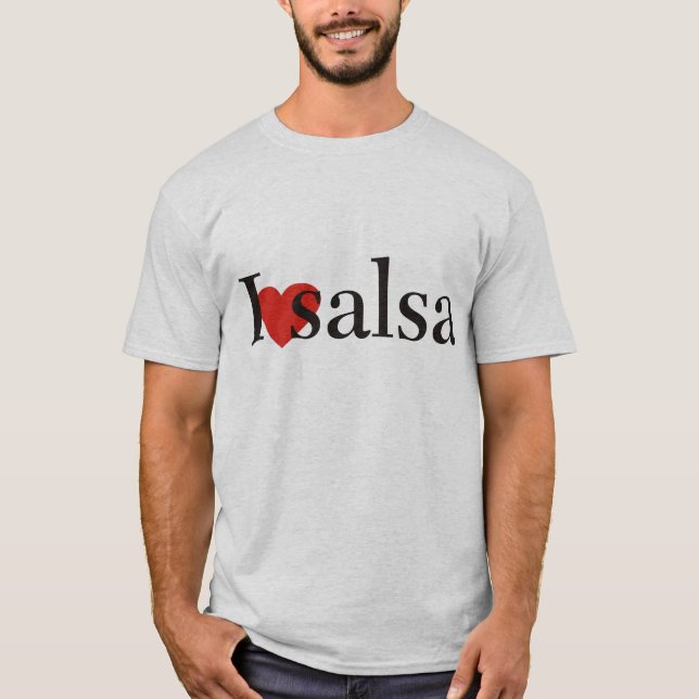 T-shirt J'aime le Salsa (Devant)
