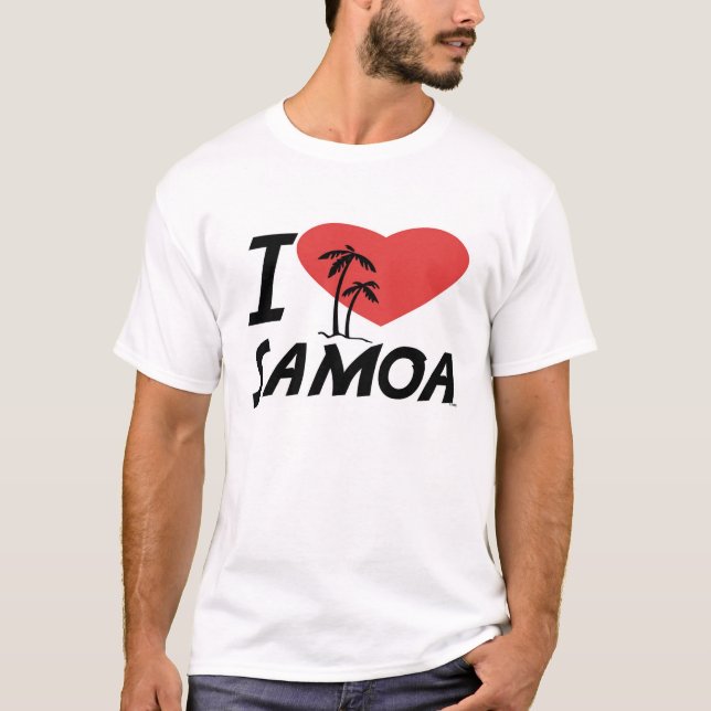 T-shirt J'aime le Samoa (Devant)