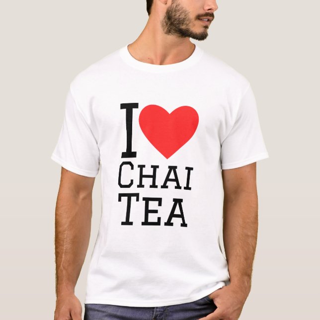 T-shirt J'aime le thé chai (Devant)