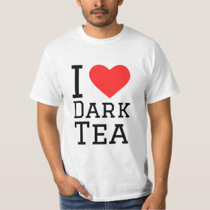 T-shirt J'aime le thé foncé