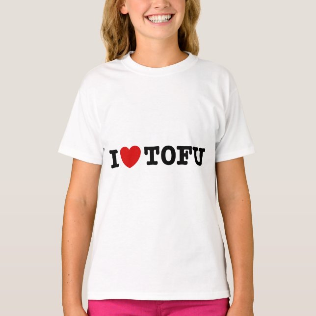 T-shirt J'aime le tofu (Devant)