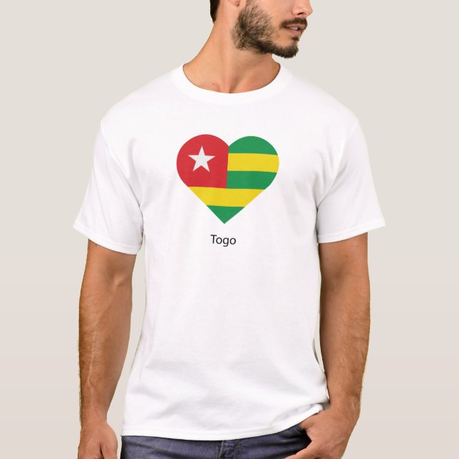 T-shirt J'aime le Togo (Devant)