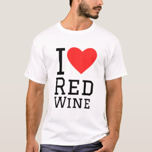 T-shirt J'aime le vin rouge