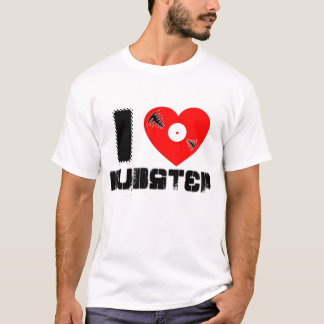 T-shirt j'aime le vinyle de dubstep