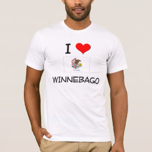 T-shirt J'aime le WINNEBAGO l'Illinois