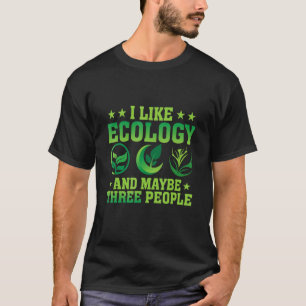 T-shirt J'aime l'écologie Climat Planète Écologie Écologis