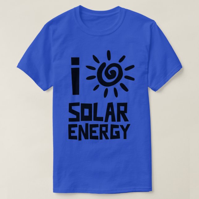 T-shirt J'aime l'énergie solaire (Design devant)