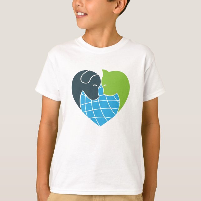 T-shirt j'aime les animaux (Devant)