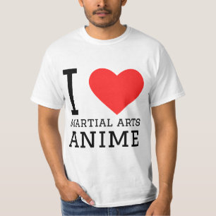 T-shirt J'aime les arts martiaux anime