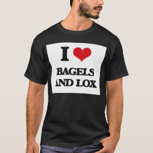 T-shirt J'aime les bagels et le saumon fumé