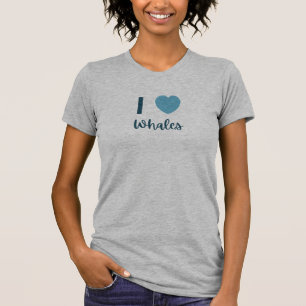 T-shirt J'aime les baleines
