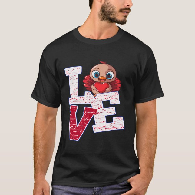 T-shirt J'Aime Les Bébés Bébés Turkeys (Devant)