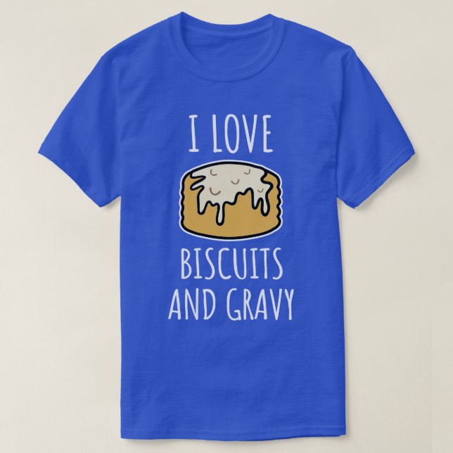 T-shirt J'Aime Les Biscuits Et Gravures (Design devant)