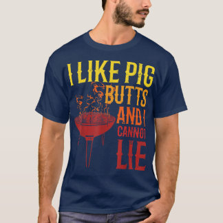 T-shirt J'Aime Les Boucles De Cochon Grill Grill Maître Bo