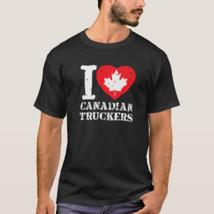 T-shirt J'aime les camionneurs canadiens